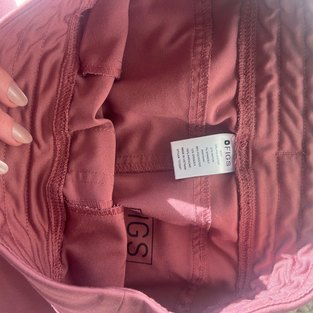 Figs Mauve Scrub Pants XS